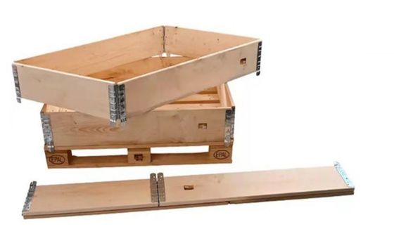 Harga yang pantas Customized Dimensi Kothak Kayu Lipat standar Pallet Collars on line
