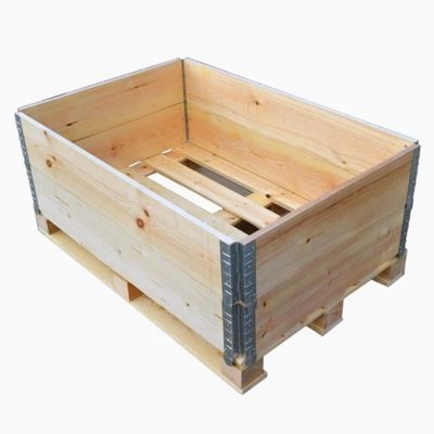 Harga yang pantas Estetika Kotak Pallet Kayu 4 Way Kotak Coaming Kayu on line