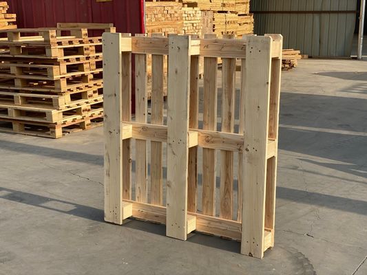 Harga yang pantas Tepi halus Non Fumigation Palet Euro Block Palet Kelembaban yang baik on line