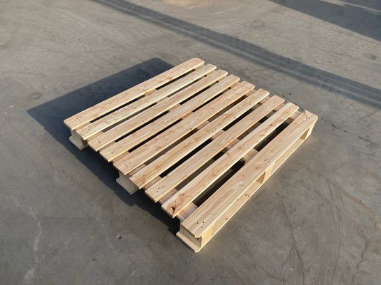 Harga yang pantas Terminal Laut Palet Non-Fumigated Pabrik Pengolahan Palet Kayu 4 Way on line