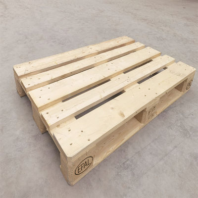 Harga yang pantas 4 Way Warehouse Palet Kayu Tunggal Wajah Palet Kayu on line