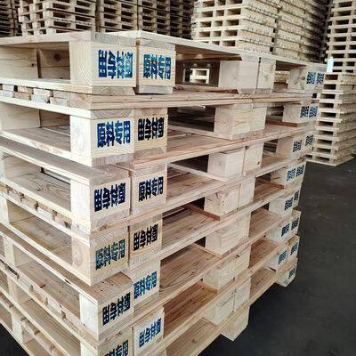 Harga yang pantas Palet Kayu Padat Harga Murah OEM Transportasi Paket Kayu Palet Logistik on line