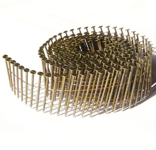ANSI standar kayu palet paku cincin batang coil palet paku untuk Epal palet