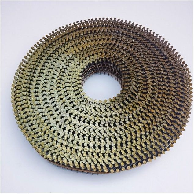 ANSI standar kayu palet paku cincin batang coil palet paku untuk Epal palet
