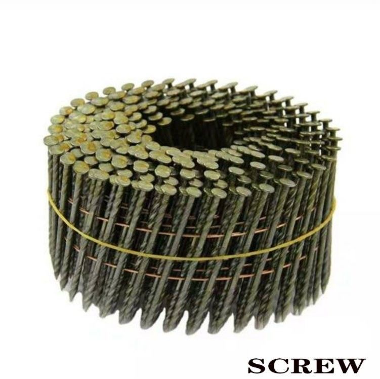 2 1/4 & Prime Roofing Nail Coils Wire Pallet Collated Roofing Nail Clavos Helicoidales
