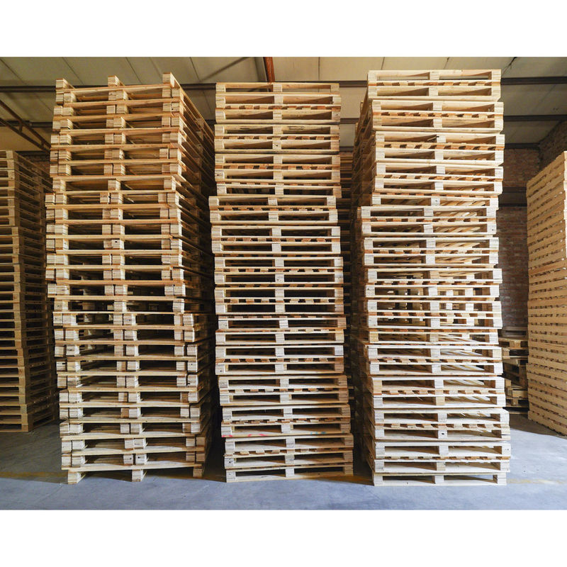 4 Way 2 Way Pallet Kayu Empat Way Pallet Kayu Untuk Pengangkutan Barang