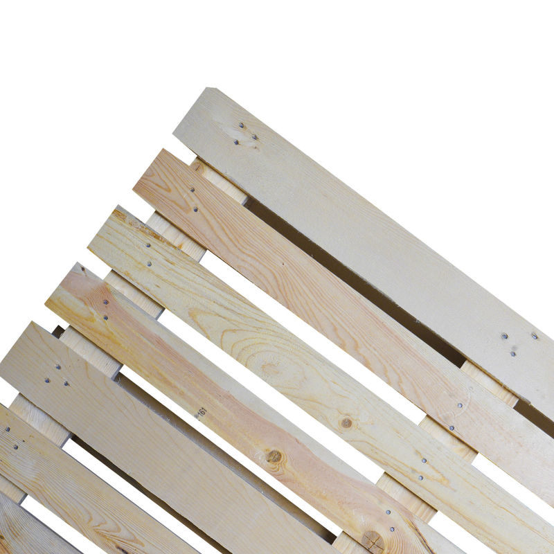 48X40 Palet Kayu Fumigasi 4 Way Entry Type Palet Kayu Pine