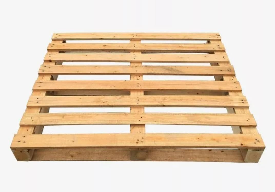 1200 X 1000 X 130mm Palet Kayu 4 Cara Struktur Kuat Euro Epal Palet Kayu Padat