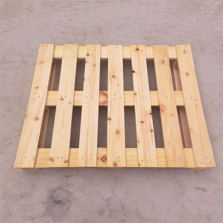 1200 X 1000 X 130mm Palet Kayu 4 Cara Struktur Kuat Euro Epal Palet Kayu Padat