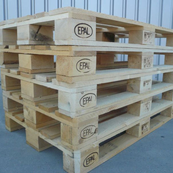 Eropa Epal Dekoratif Palet Kayu 1200X1000 Pine Epal Kayu Palet Kargo