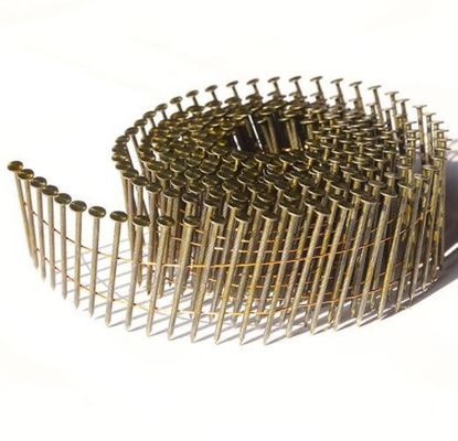 Harga yang pantas ANSI standar kayu palet paku cincin batang coil palet paku untuk Epal palet on line