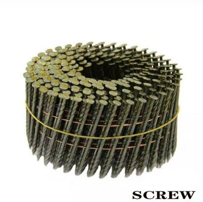 Harga yang pantas 1/4 Wire Nail Galvanized Coil Nail 0.099 & Prime Painted Palet Coil Nail on line