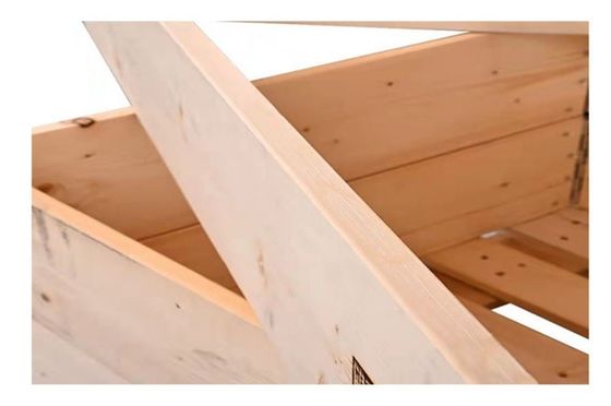 Harga yang pantas Kotak Kastil Kayu yang Diobati Panas Kastil Pengiriman Kayu yang Bisa Ditumpuk on line