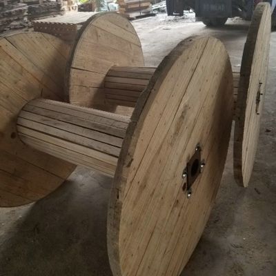 Harga yang pantas Disesuaikan Kayu Kabel Reel Spool Besar Kayu Kabel Reel Untuk Wire Winding on line