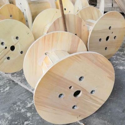 Harga yang pantas Bulat Besar Kayu Kabel Spool Diameter 1400mm Kayu Wire Reel on line