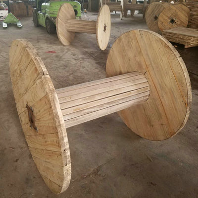 Harga yang pantas Bobbin Kabel Besar Kayu Reel Kayu Spool Besar Kayu Drum Kayu Kabel Reel on line