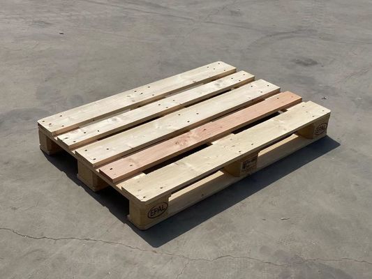 Harga yang pantas Pallet kayu baru yang digunakan 1200 X 800 Eu Palet standar on line